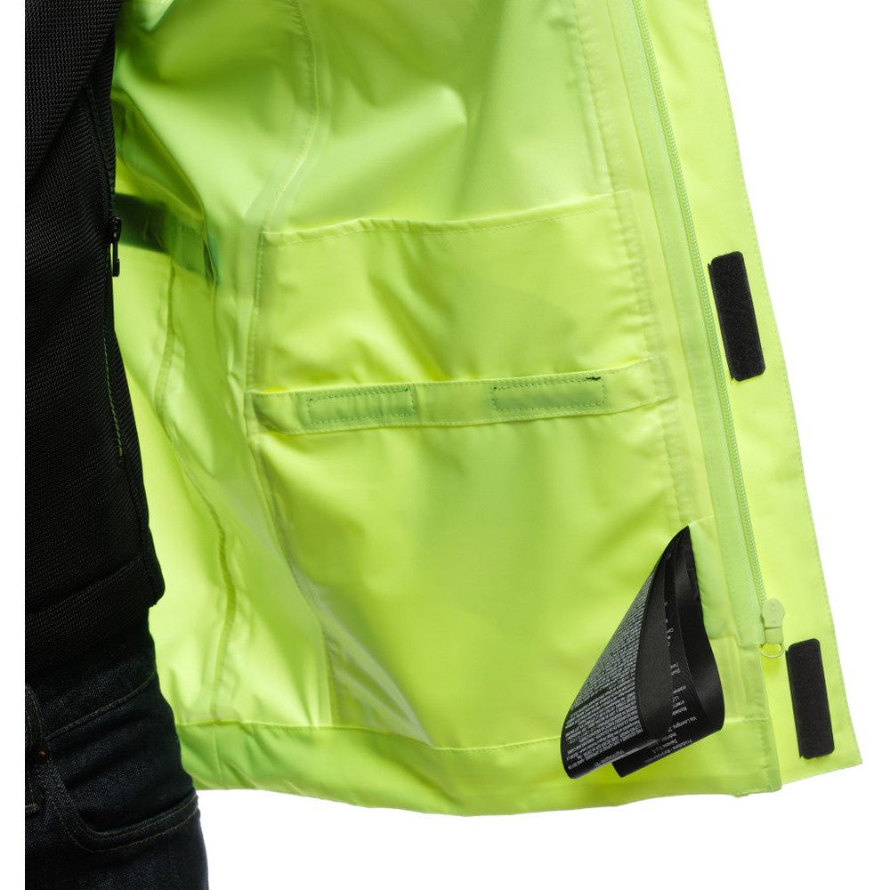 Dainese Ultralight Rain Over Jacket Fluo Yellow FREE 1 YEAR Returns, FREE UK Delivery | ThrottleChimp