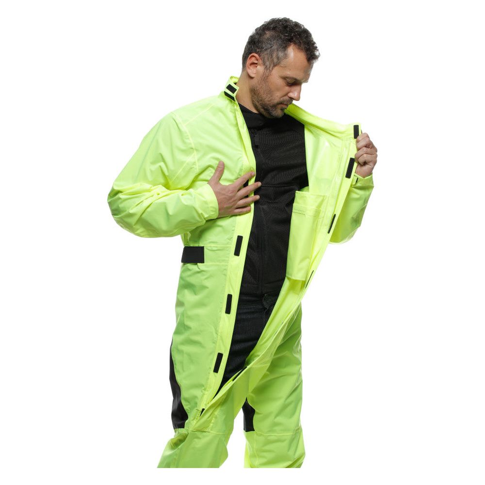 Dainese Ultralight One Piece Rain Oversuit Fluo Yellow FREE 1 YEAR Returns, FREE UK Delivery | ThrottleChimp