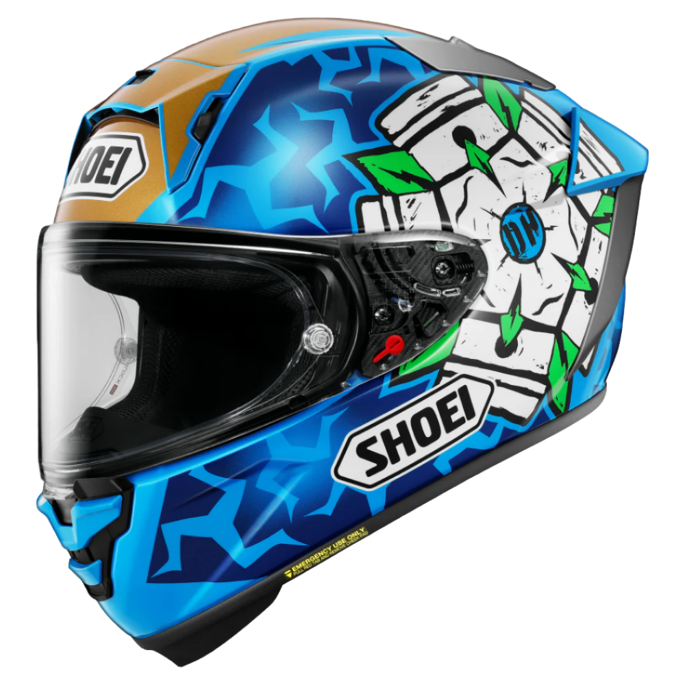 Shoei X-SPR Pro Harrison TC2 Full Face Helmet Blue