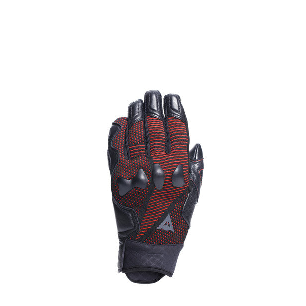 Dainese Unruly Ergo-Tek Textile Gloves Black / Red (Image 2) - ThrottleChimp