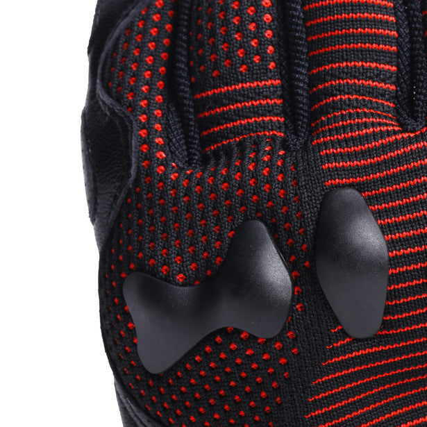 Dainese Unruly Ergo-Tek Textile Gloves Black / Red (Image 10) - ThrottleChimp