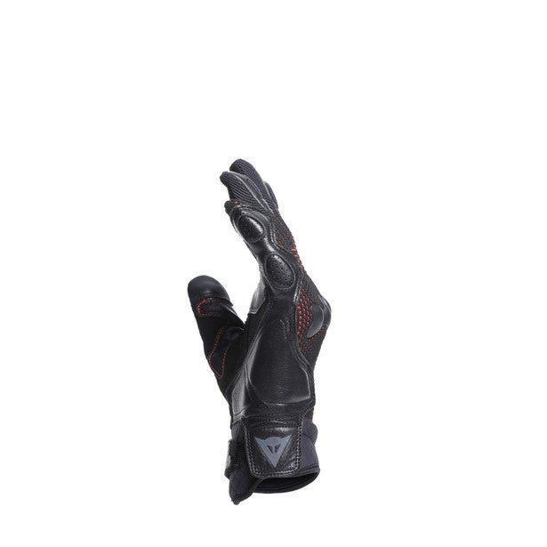 Dainese Unruly Ergo-Tek Textile Gloves Black / Red (Image 5) - ThrottleChimp