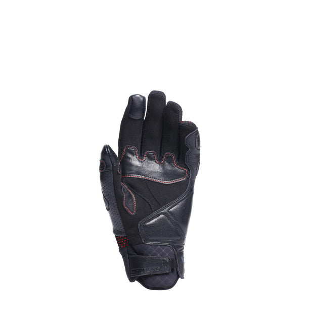 Dainese Unruly Ergo-Tek Textile Gloves Black / Red (Image 4) - ThrottleChimp