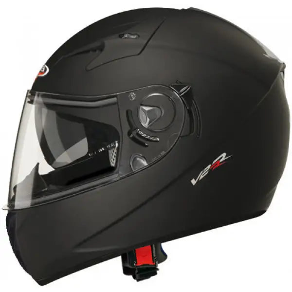 Caberg V2RR Full Face Helmet Matt Black (Image 2) - ThrottleChimp