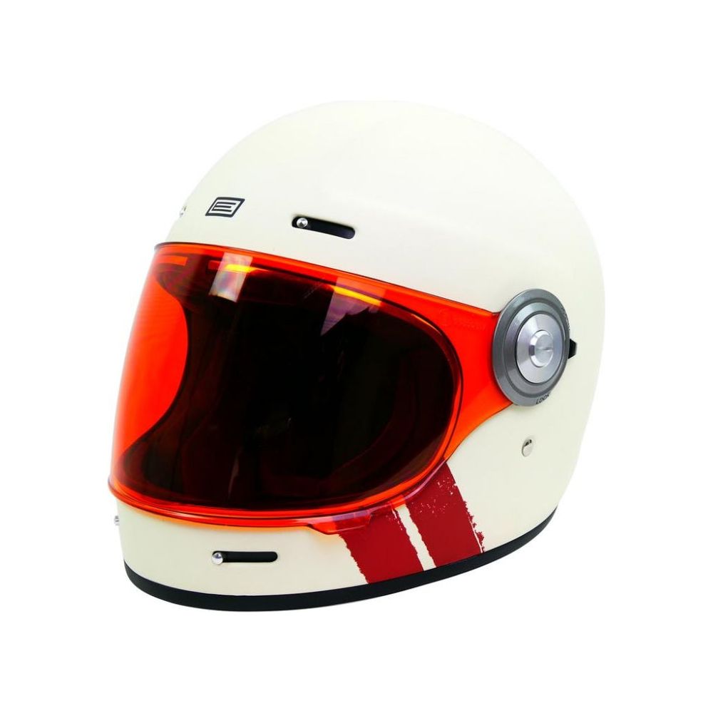 Origine Vega Helmet Visor Orange Tinted (Image 2) - ThrottleChimp