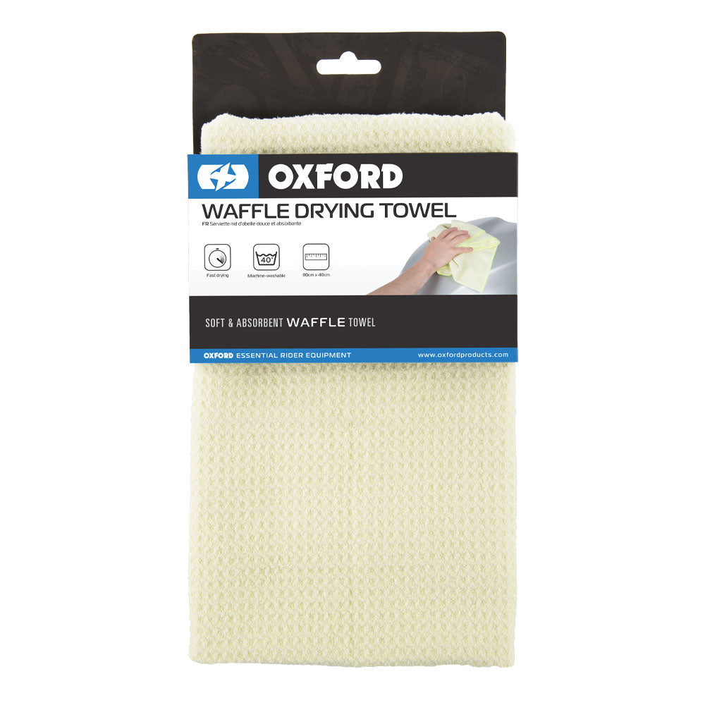 Oxford Waffle Drying Towel Yellow - 80 x 40cm (Image 2) - ThrottleChimp