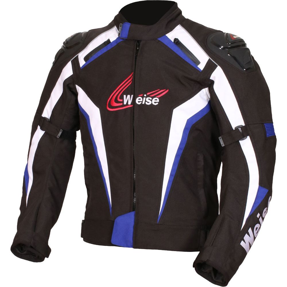 Weise Ascari Textile Jacket Black / Blue - ThrottleChimp