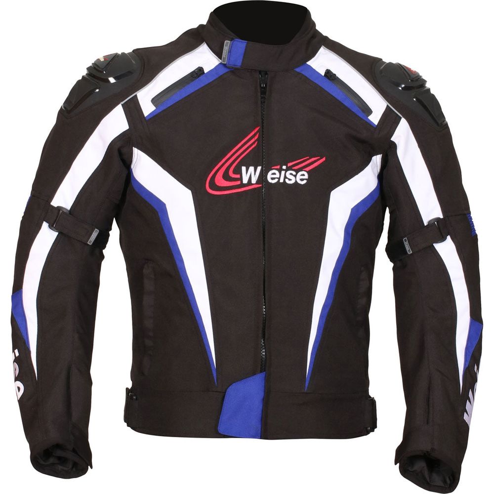 Weise Ascari Textile Jacket Black / Blue (Image 3) - ThrottleChimp