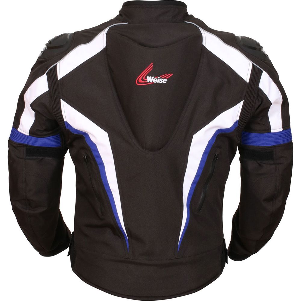 Weise Ascari Textile Jacket Black / Blue (Image 4) - ThrottleChimp