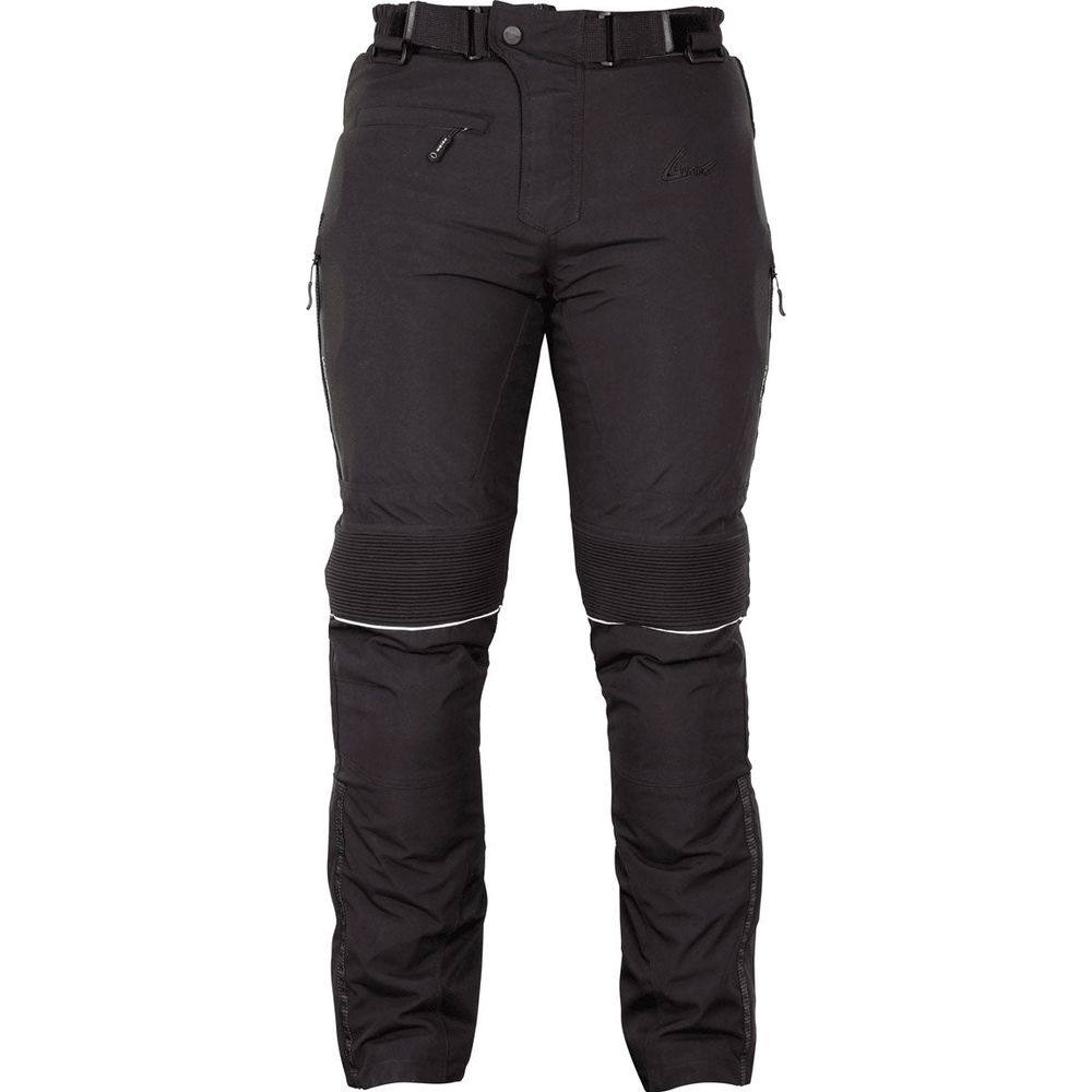 Weise Atlas Textile Trouser Black - ThrottleChimp