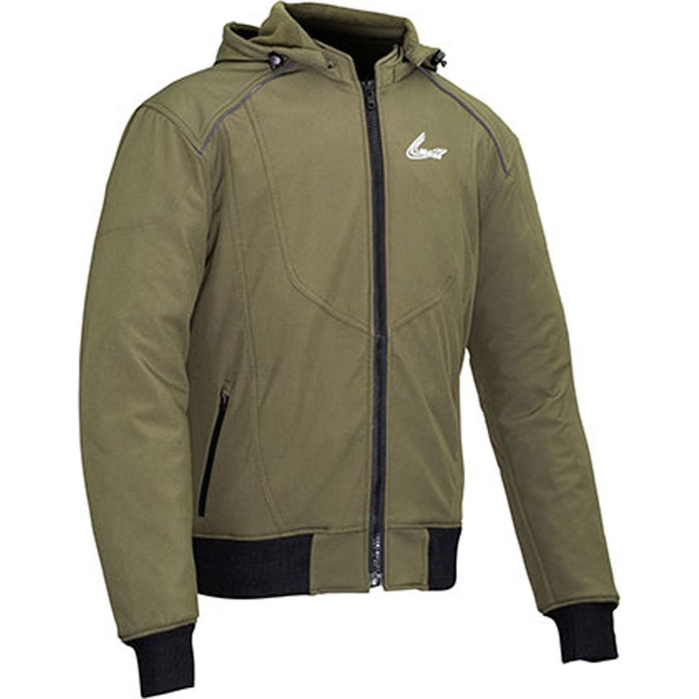 Weise Axel Textile Jacket Green (Image 2) - ThrottleChimp