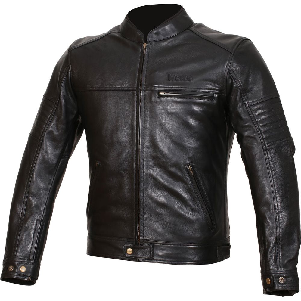 Weise Cabot Leather Jacket Black FREE 1 YEAR Returns, FREE UK Delivery | ThrottleChimp