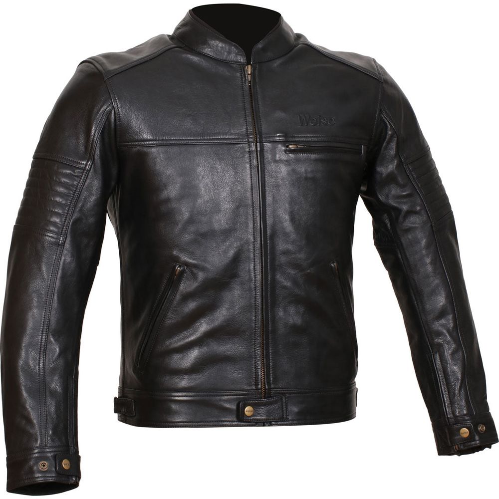 Weise Cabot Leather Jacket Black FREE 1 YEAR Returns, FREE UK Delivery | ThrottleChimp