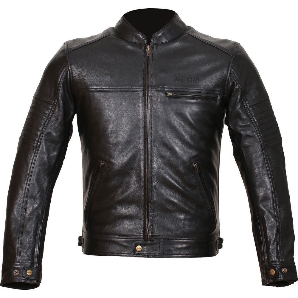 Weise Cabot Leather Jacket Black FREE 1 YEAR Returns, FREE UK Delivery | ThrottleChimp