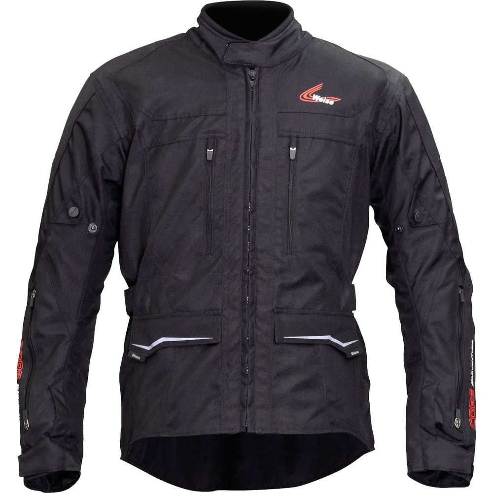 Weise Core Adventure Textile Jacket Black - ThrottleChimp