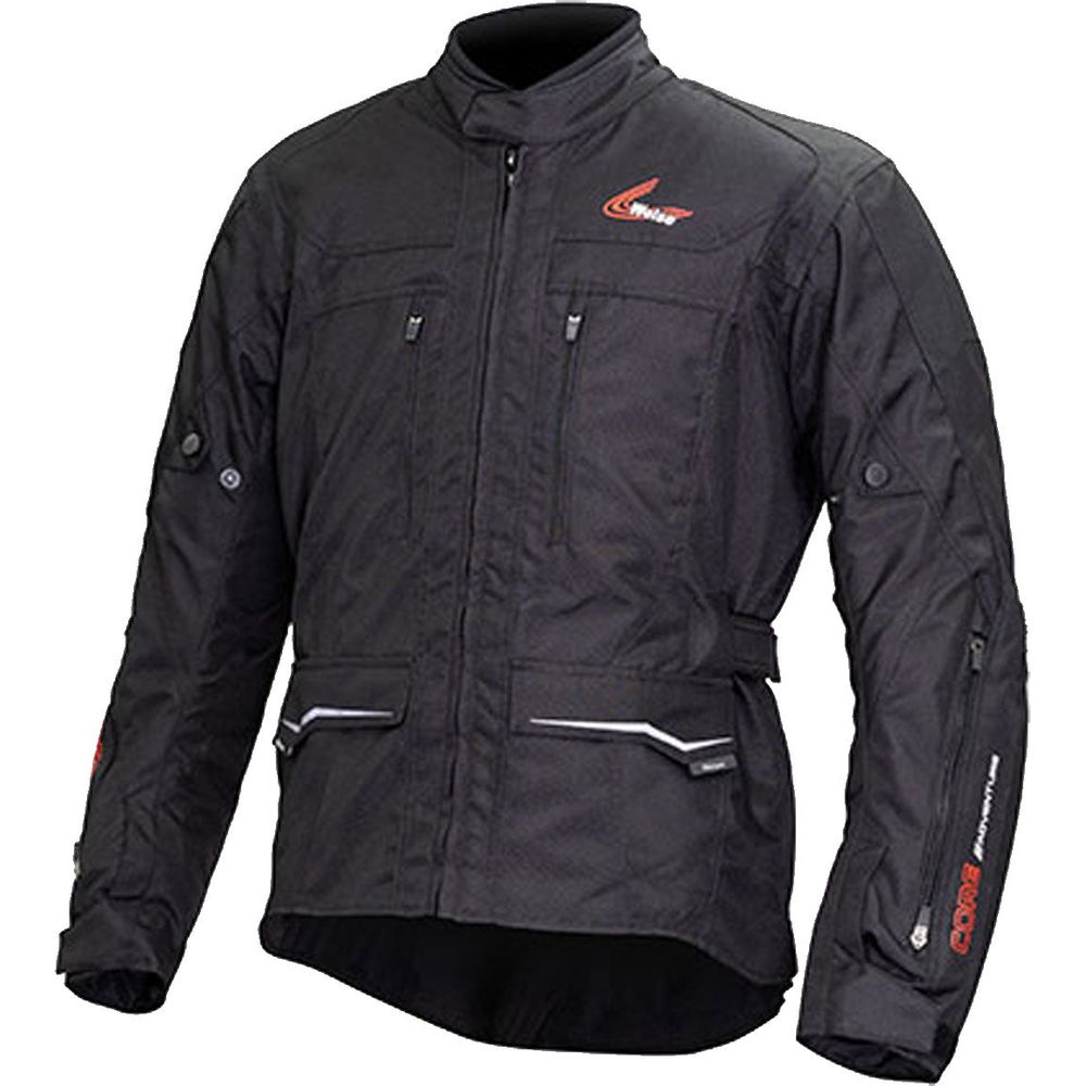 Weise Core Adventure Textile Jacket Black (Image 2) - ThrottleChimp