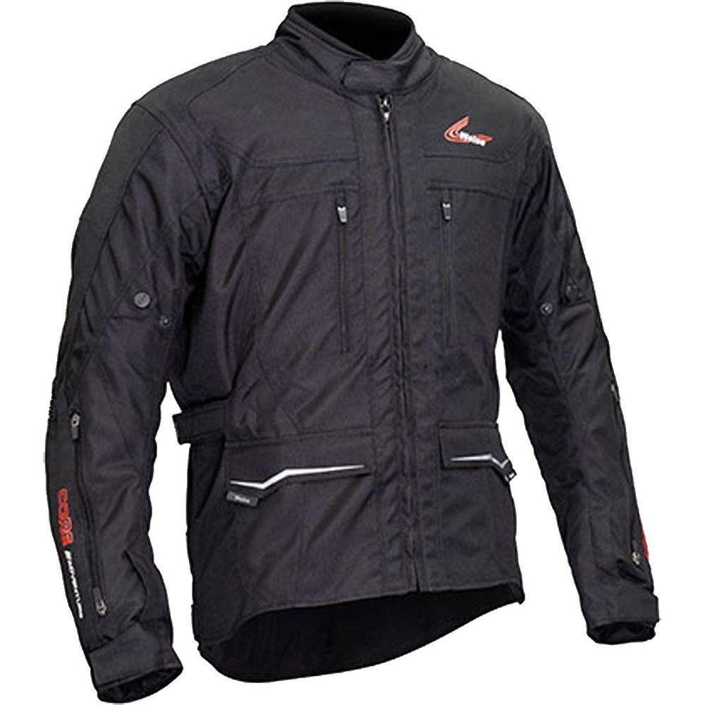 Weise Core Adventure Textile Jacket Black FREE 1 YEAR Returns, FREE UK Delivery | ThrottleChimp