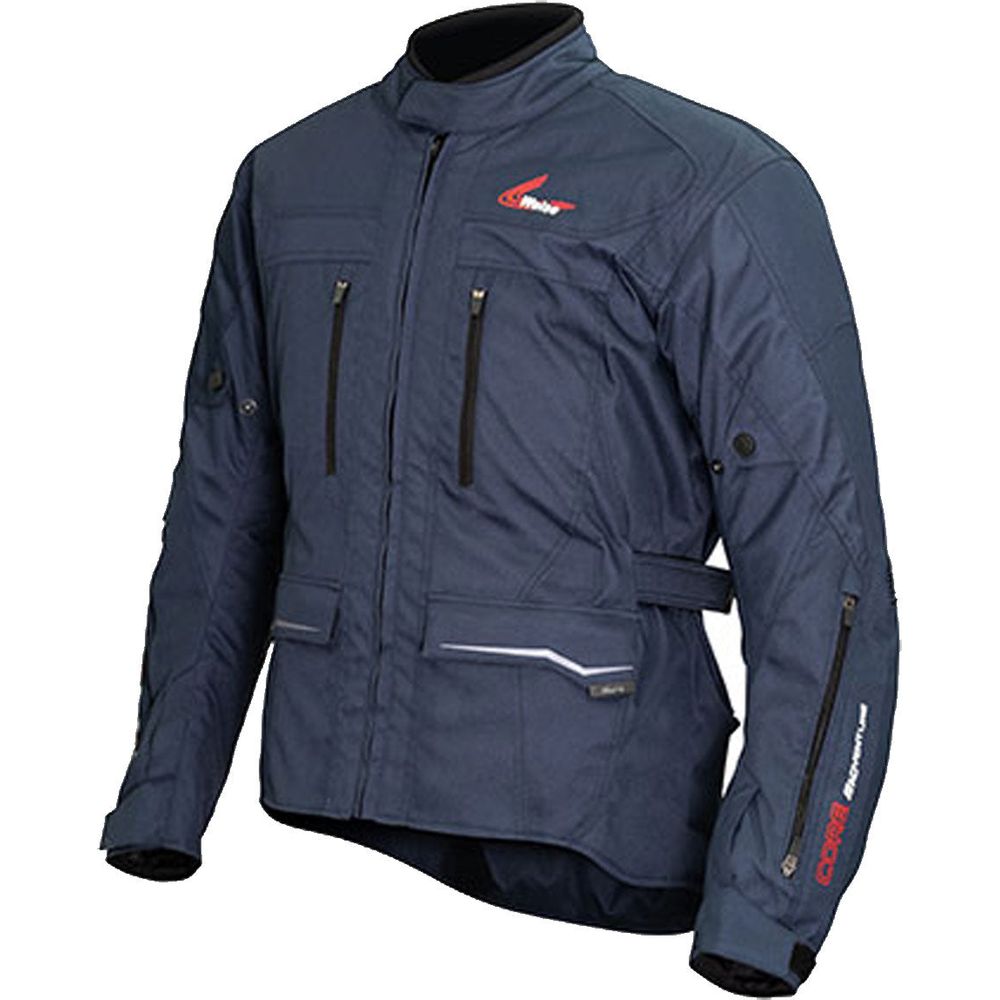 Weise Core Adventure Textile Jacket Navy (Image 2) - ThrottleChimp