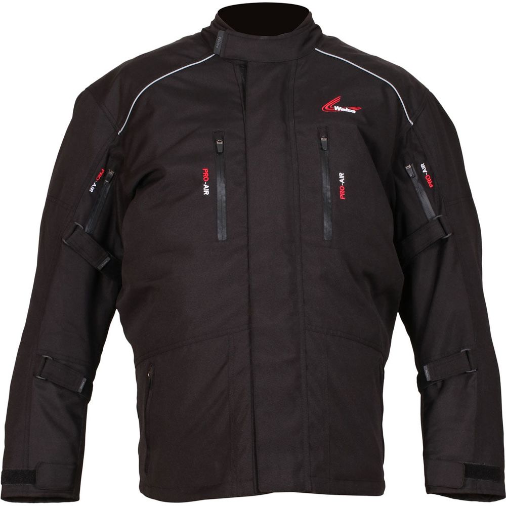 Weise Core Plus Textile Jacket Black FREE 1 YEAR Returns, FREE UK Delivery | ThrottleChimp