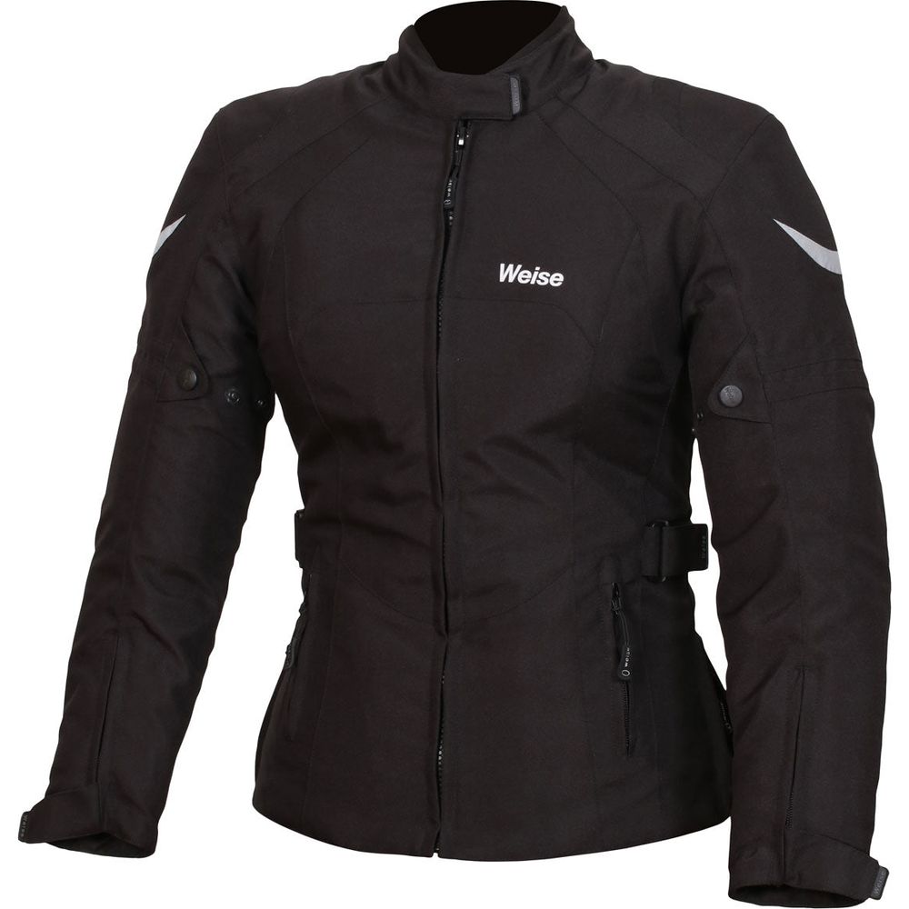 Weise Dakota Ladies Textile Jacket Black FREE 1 YEAR Returns, FREE UK Delivery | ThrottleChimp