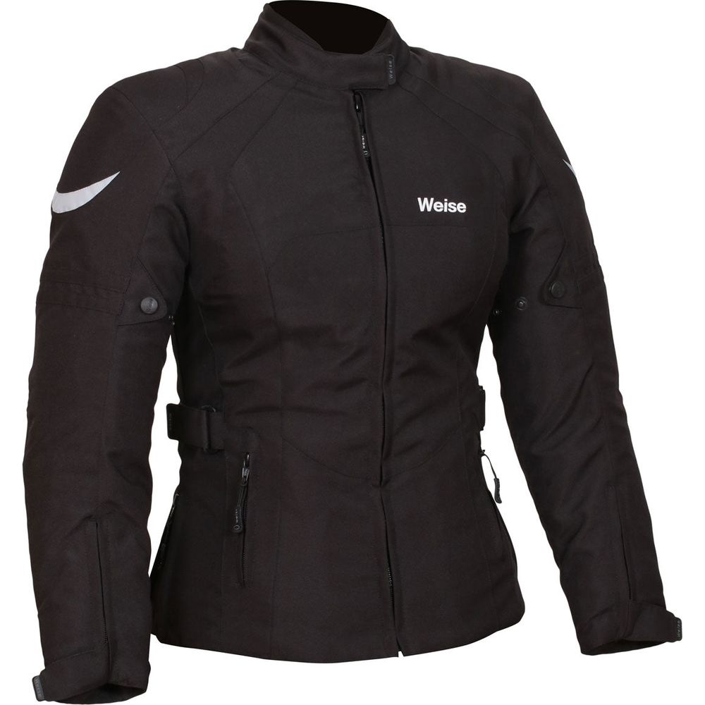 Weise Dakota Ladies Textile Jacket Black FREE 1 YEAR Returns, FREE UK Delivery | ThrottleChimp