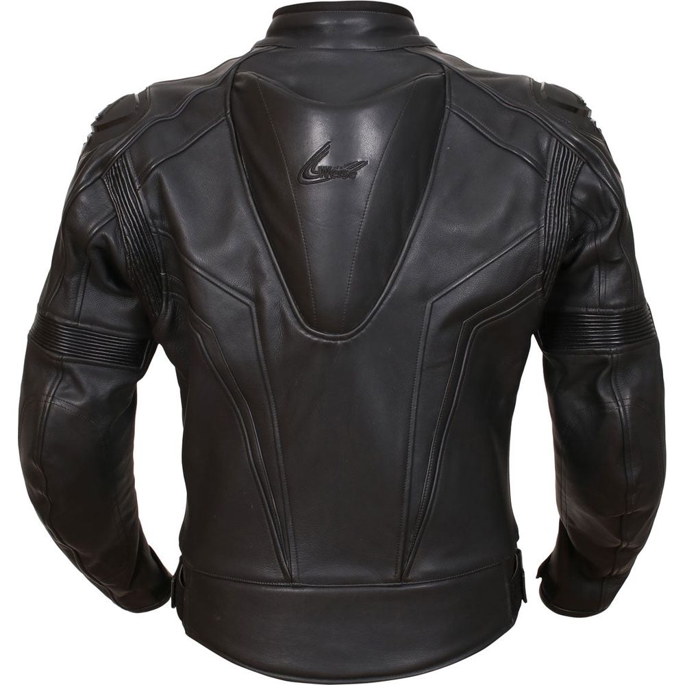 Weise Diablo Leather Jacket Black (Image 4) - ThrottleChimp