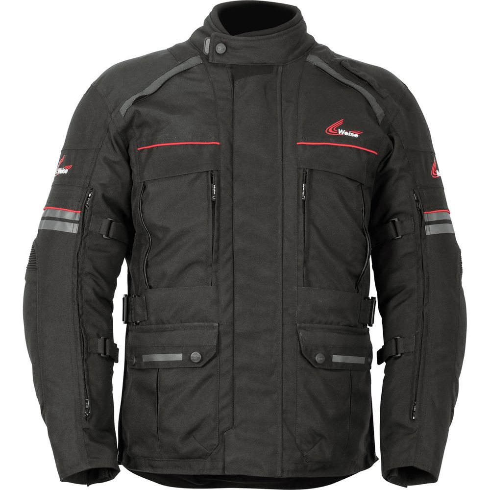 Weise Dune Textile Jacket Black - ThrottleChimp