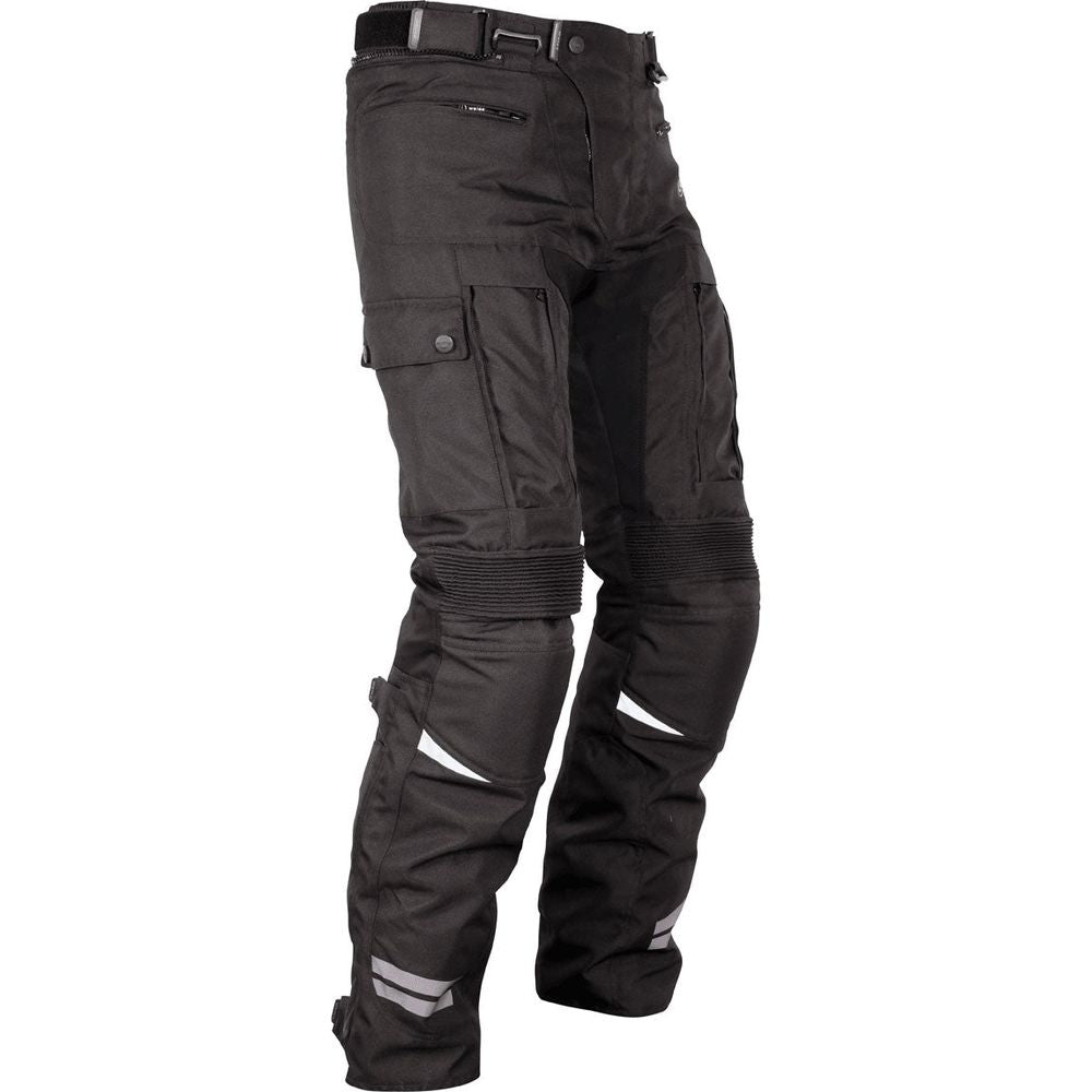 Weise Dune Textile Trouser Black (Image 2) - ThrottleChimp