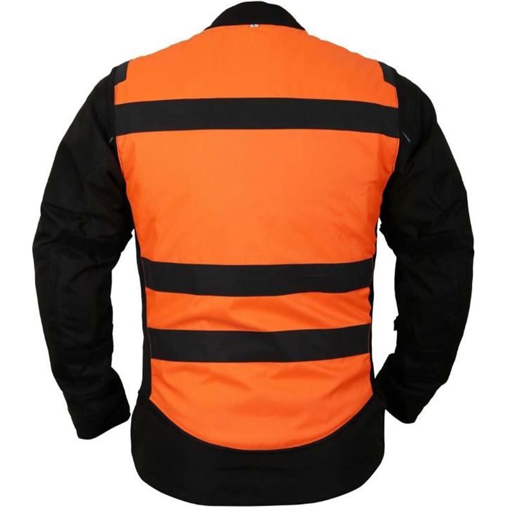 Weise Flare Reversible Vest Neon Orange / Black (Image 2) - ThrottleChimp