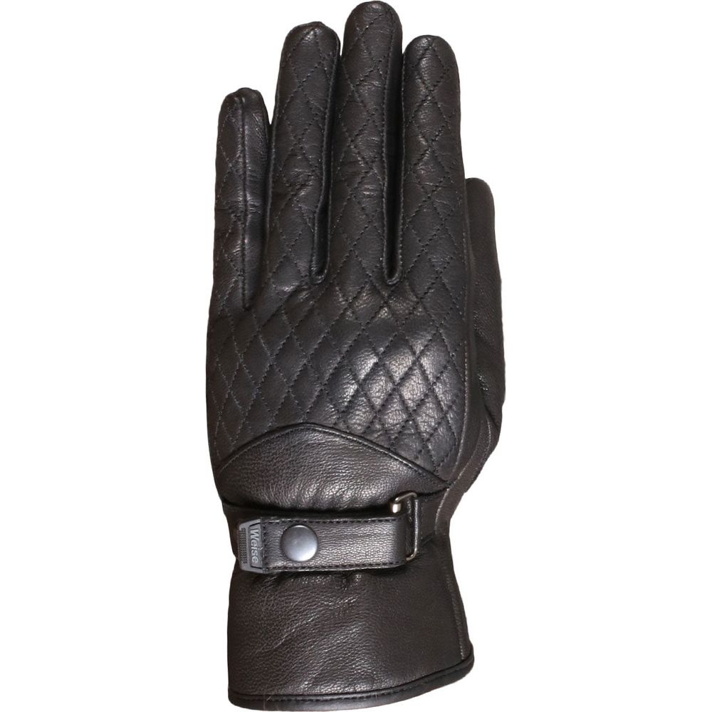 Weise Halo Ladies Leather Gloves Black FREE 1 YEAR Returns, FREE UK Delivery | ThrottleChimp