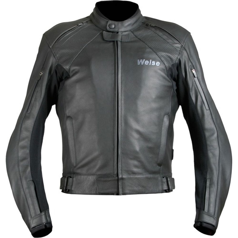 Weise Hydra Waterproof Leather Jacket Black FREE 1 YEAR Returns, FREE UK Delivery | ThrottleChimp