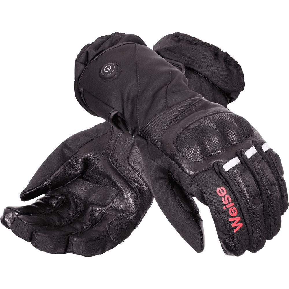 Weise ION Textile Heated Gloves Black (Image 3) - ThrottleChimp