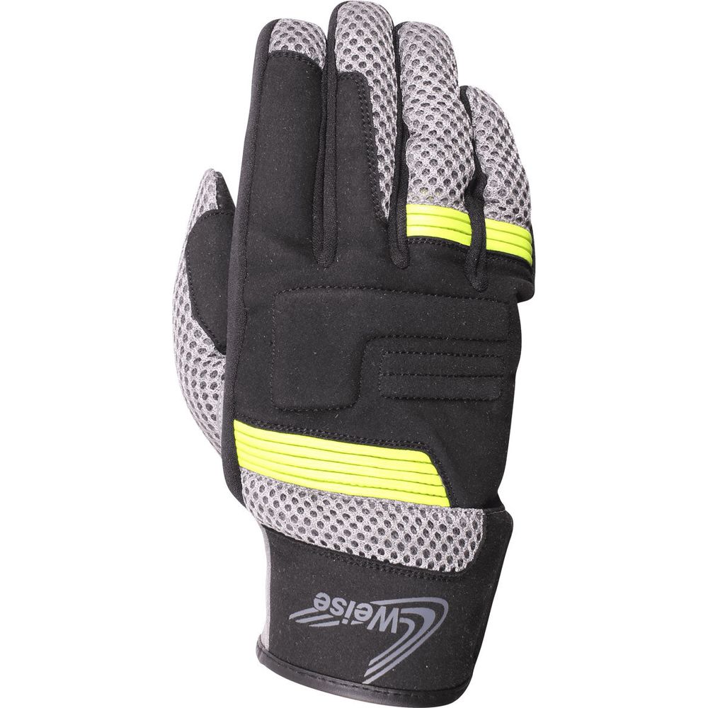 Weise Kona Textile Gloves Black / Neon Yellow - ThrottleChimp