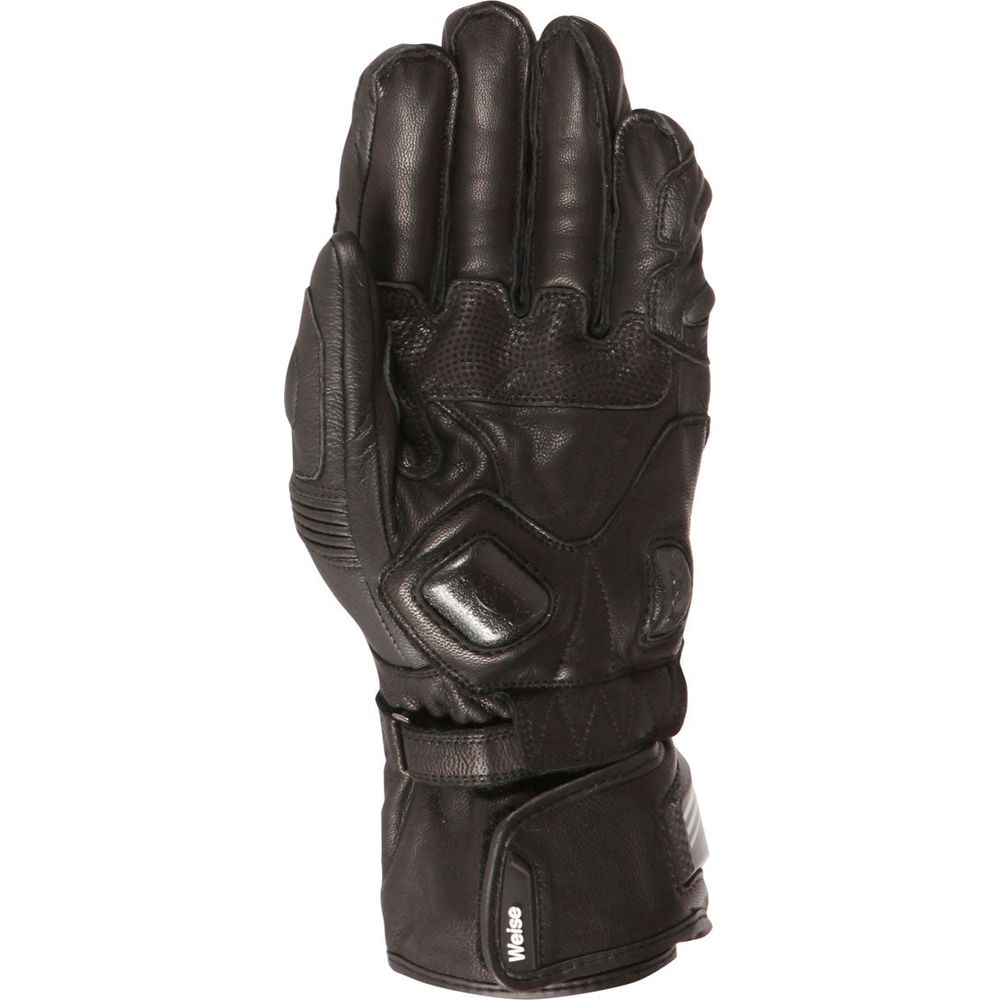 Weise Lancer Leather Gloves Black (Image 2) - ThrottleChimp