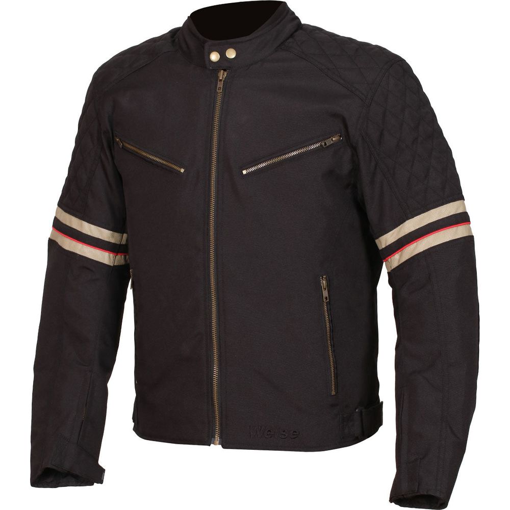 Weise Michigan Textile Jacket Black - ThrottleChimp