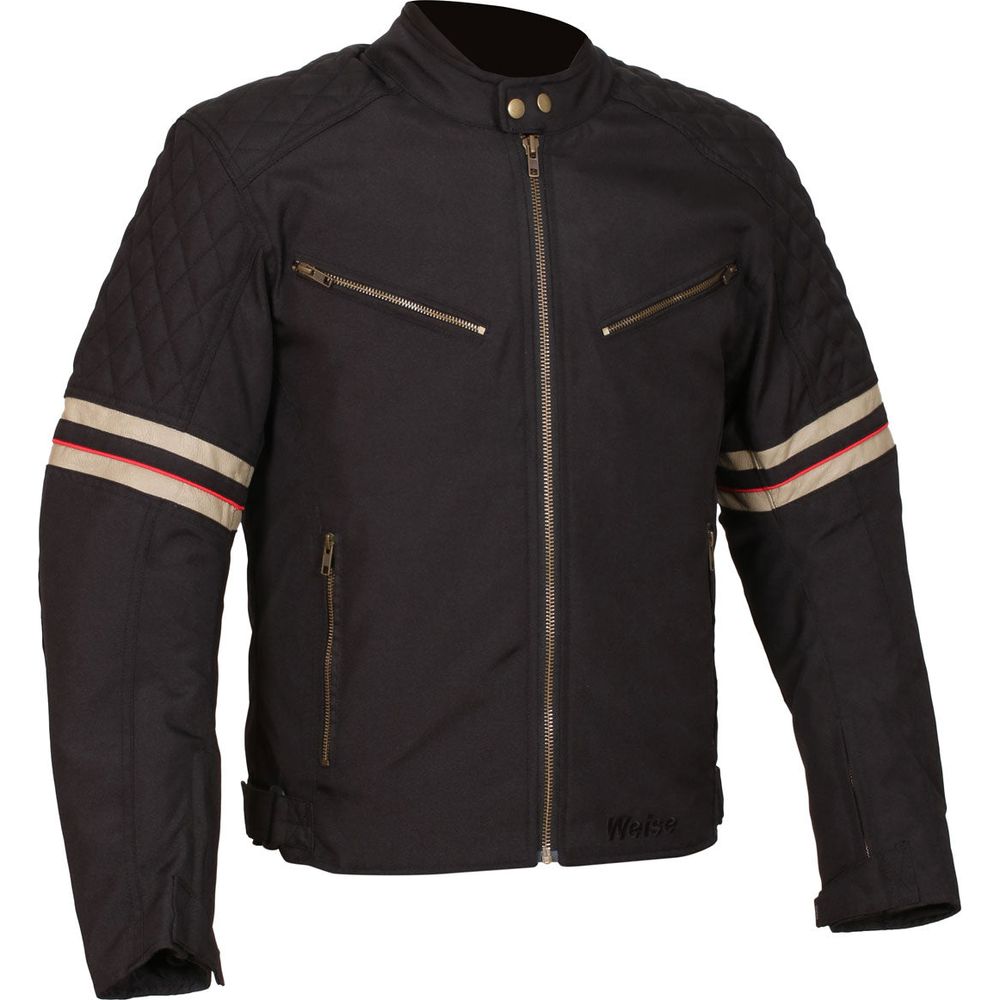 Weise Michigan Textile Jacket Black (Image 2) - ThrottleChimp