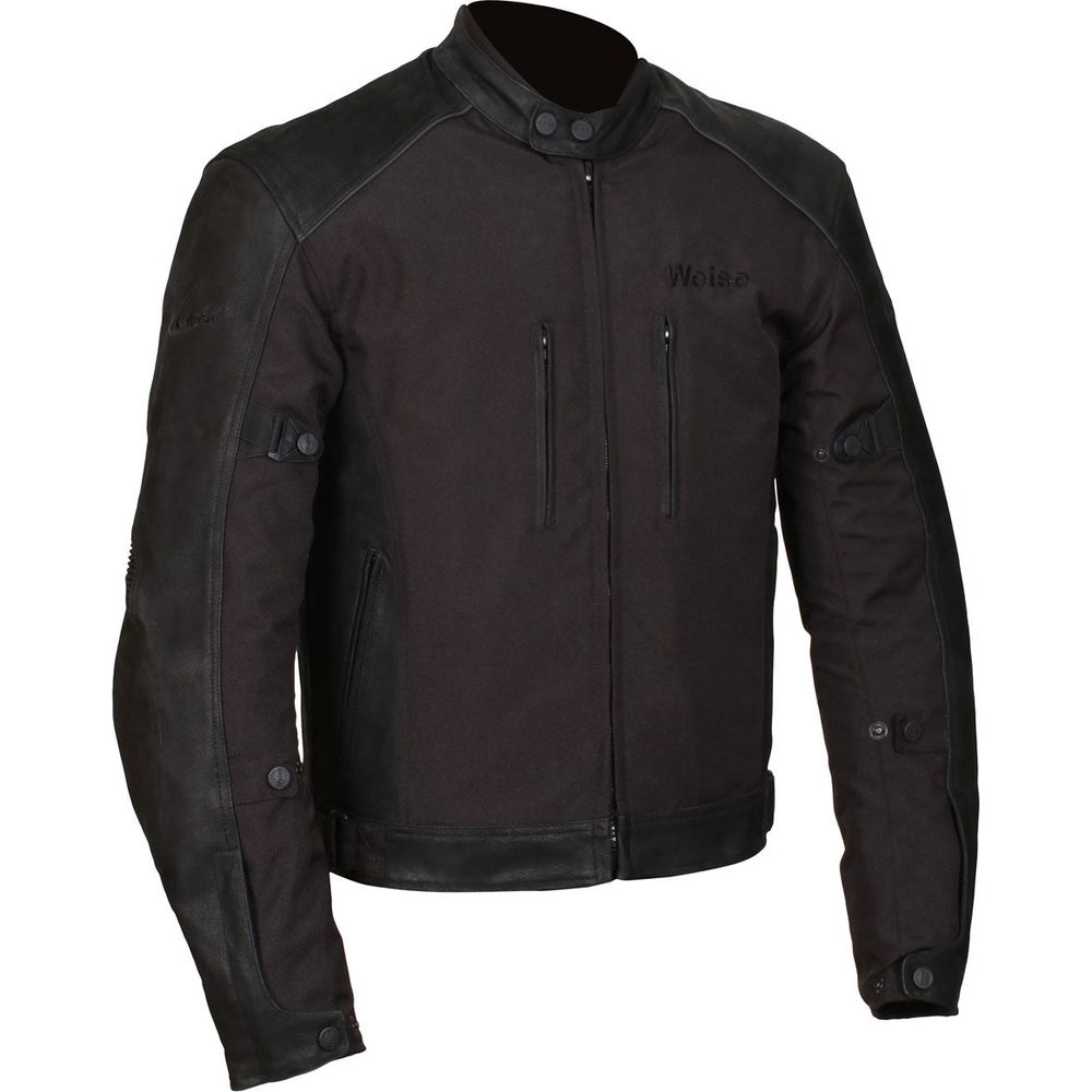 Weise Mission Textile Jacket Black (Image 2) - ThrottleChimp