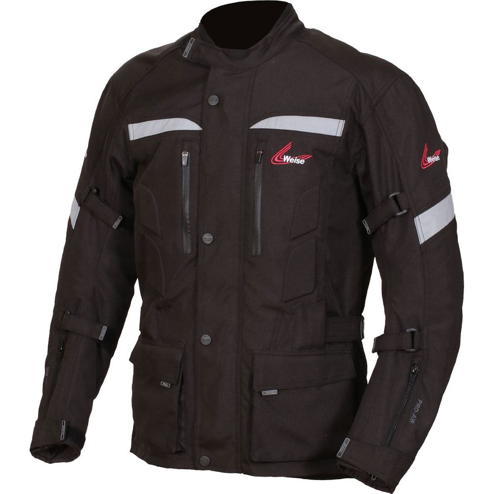 Weise NLA Munich Textile Jacket Black - ThrottleChimp