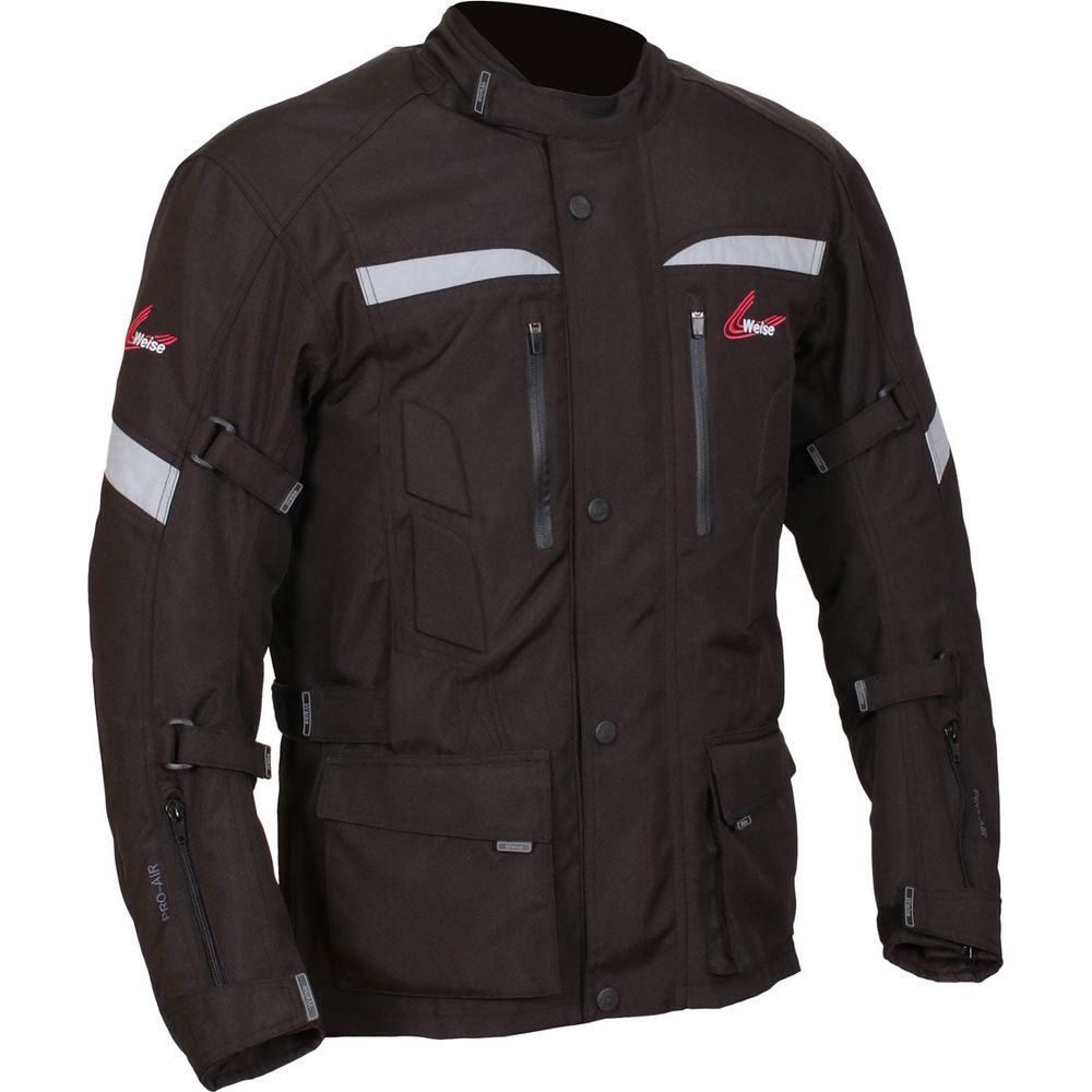 Weise NLA Munich Textile Jacket Black (Image 2) - ThrottleChimp