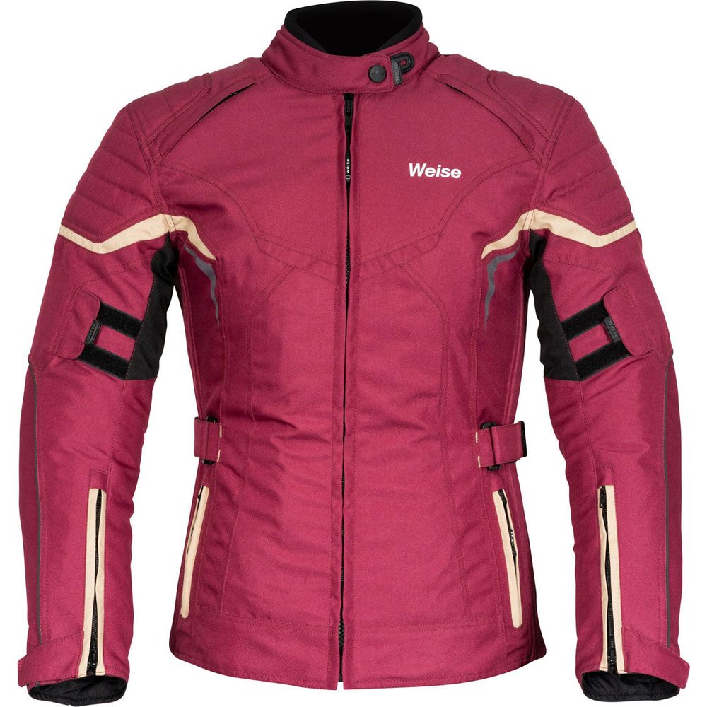 Weise Nashua Ladies Textile Jacket Wine - ThrottleChimp