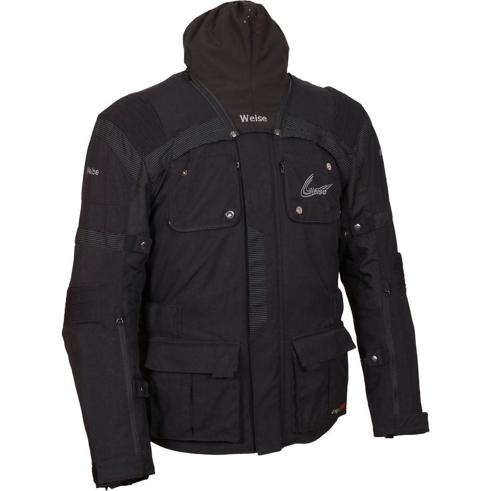 Weise Onyx Evo Textile Jacket Black (Image 2) - ThrottleChimp