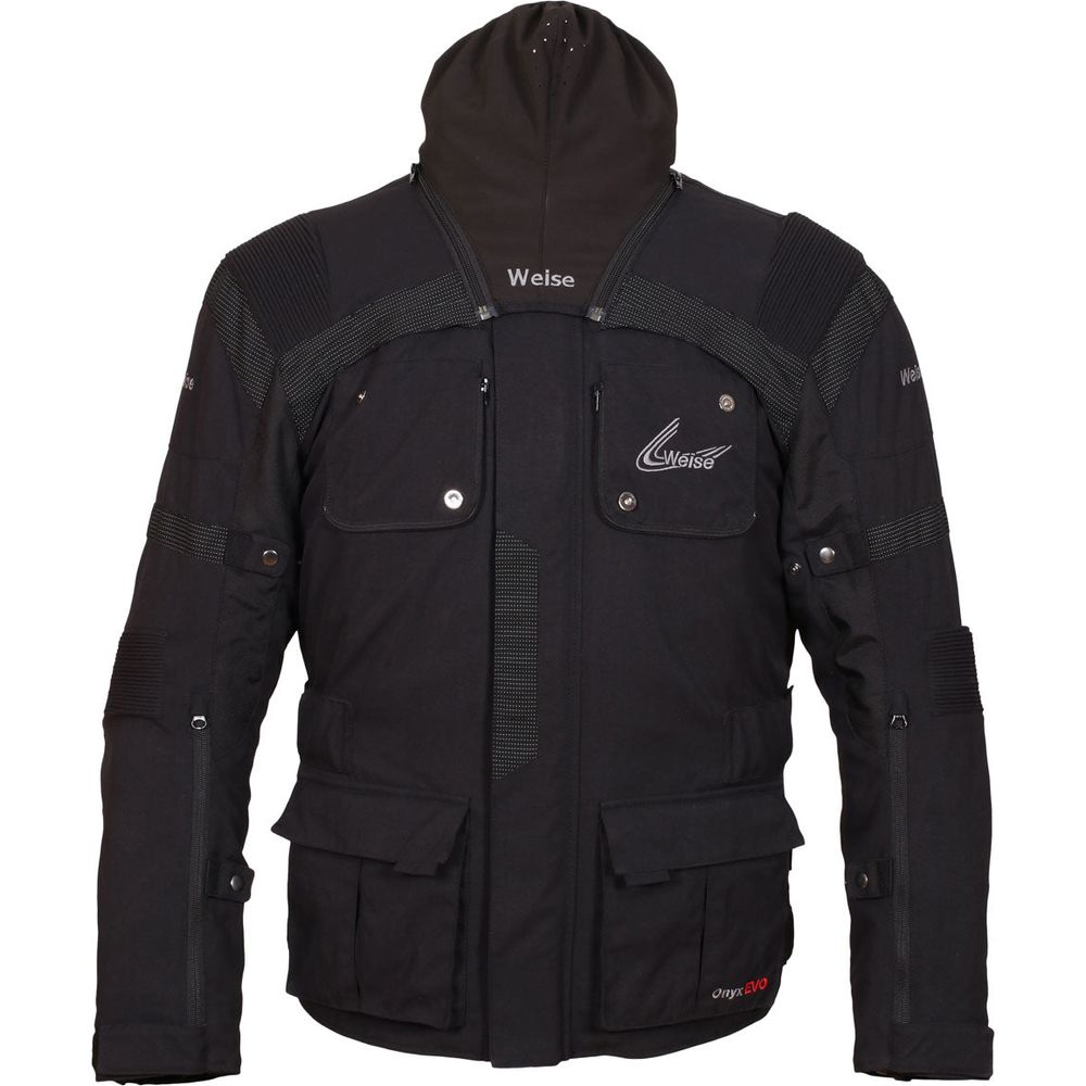 Weise Onyx Evo Textile Jacket Black (Image 3) - ThrottleChimp