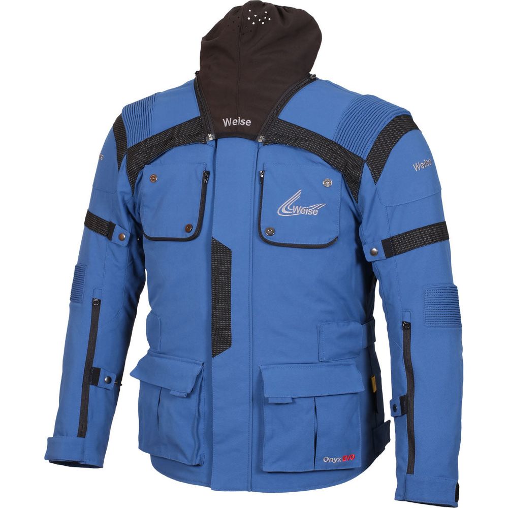 Weise Onyx Evo Textile Jacket Navy - ThrottleChimp