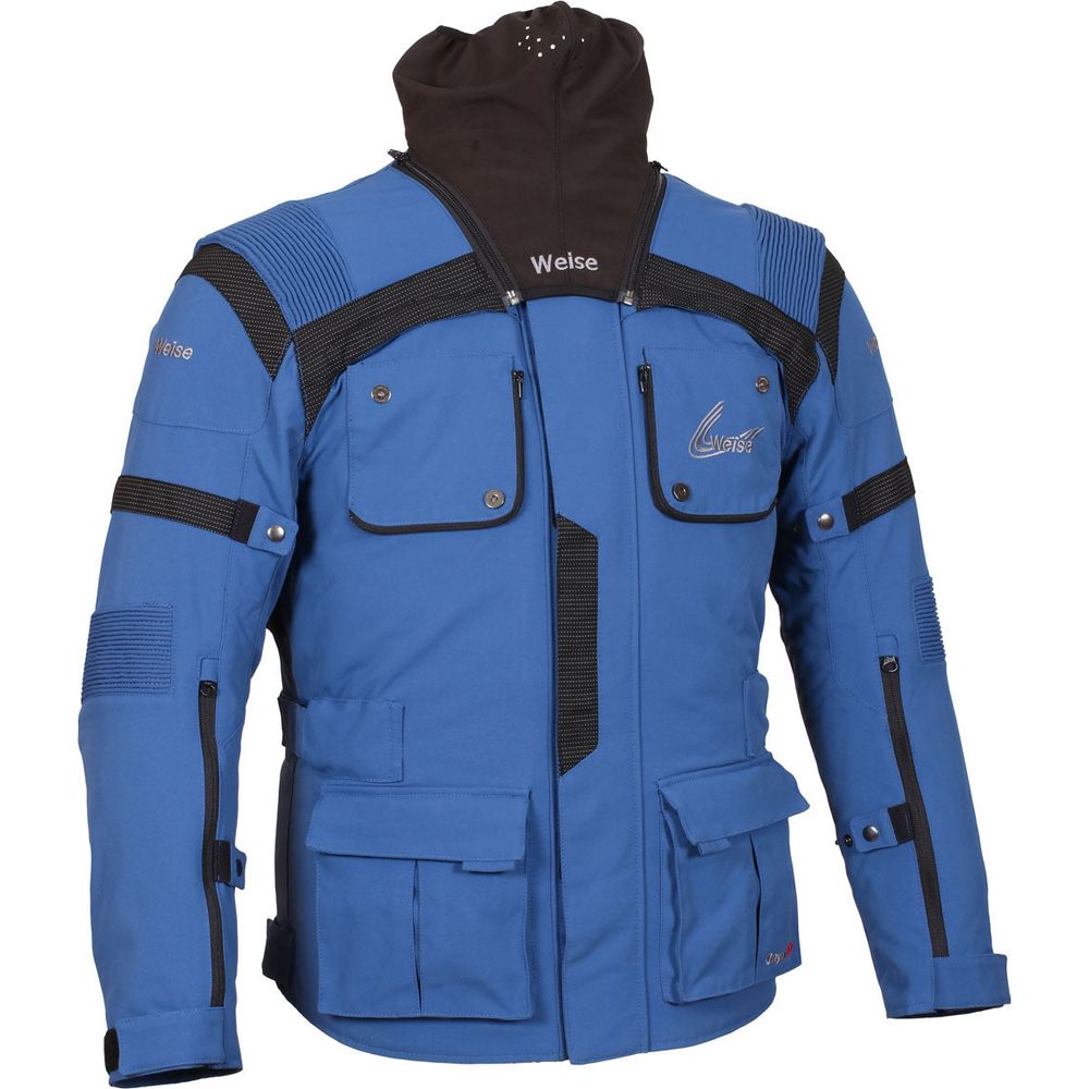 Weise Onyx Evo Textile Jacket Navy (Image 2) - ThrottleChimp