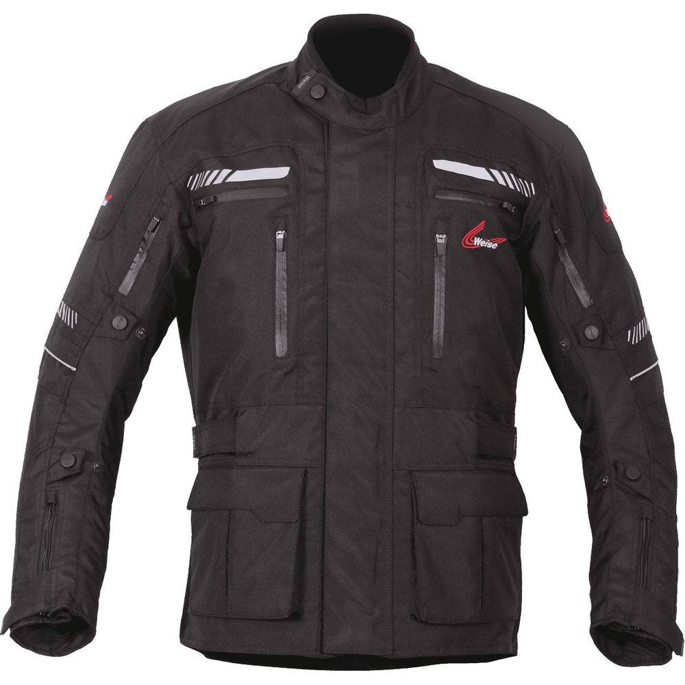 Weise Ottawa Textile Jacket Black FREE 1 YEAR Returns, FREE UK Delivery | ThrottleChimp