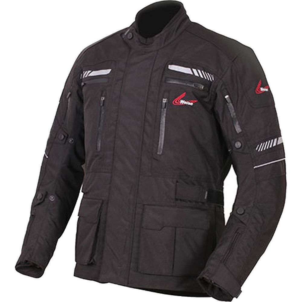 Weise Ottawa Textile Jacket Black FREE 1 YEAR Returns, FREE UK Delivery | ThrottleChimp