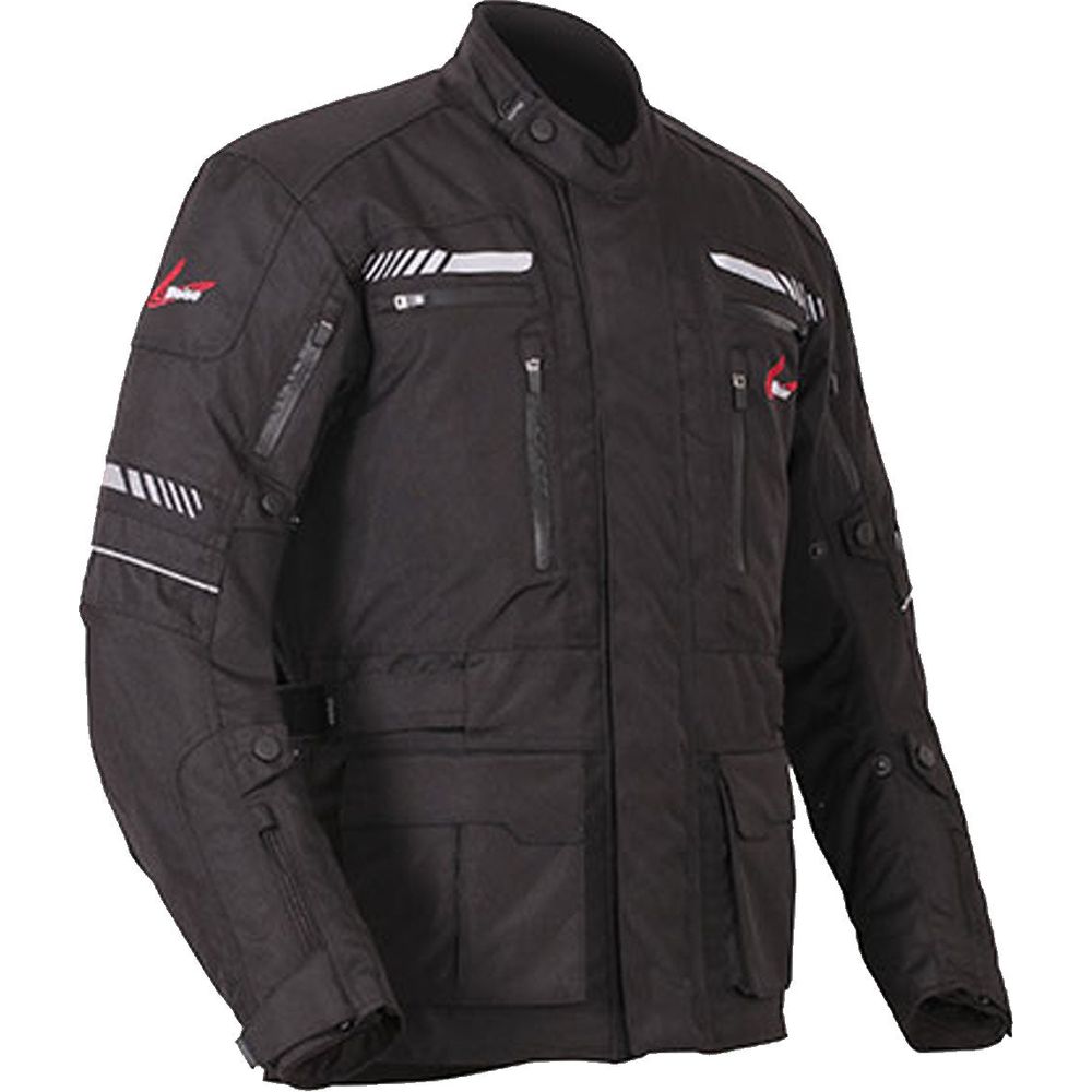 Weise Ottawa Textile Jacket Black (Image 3) - ThrottleChimp