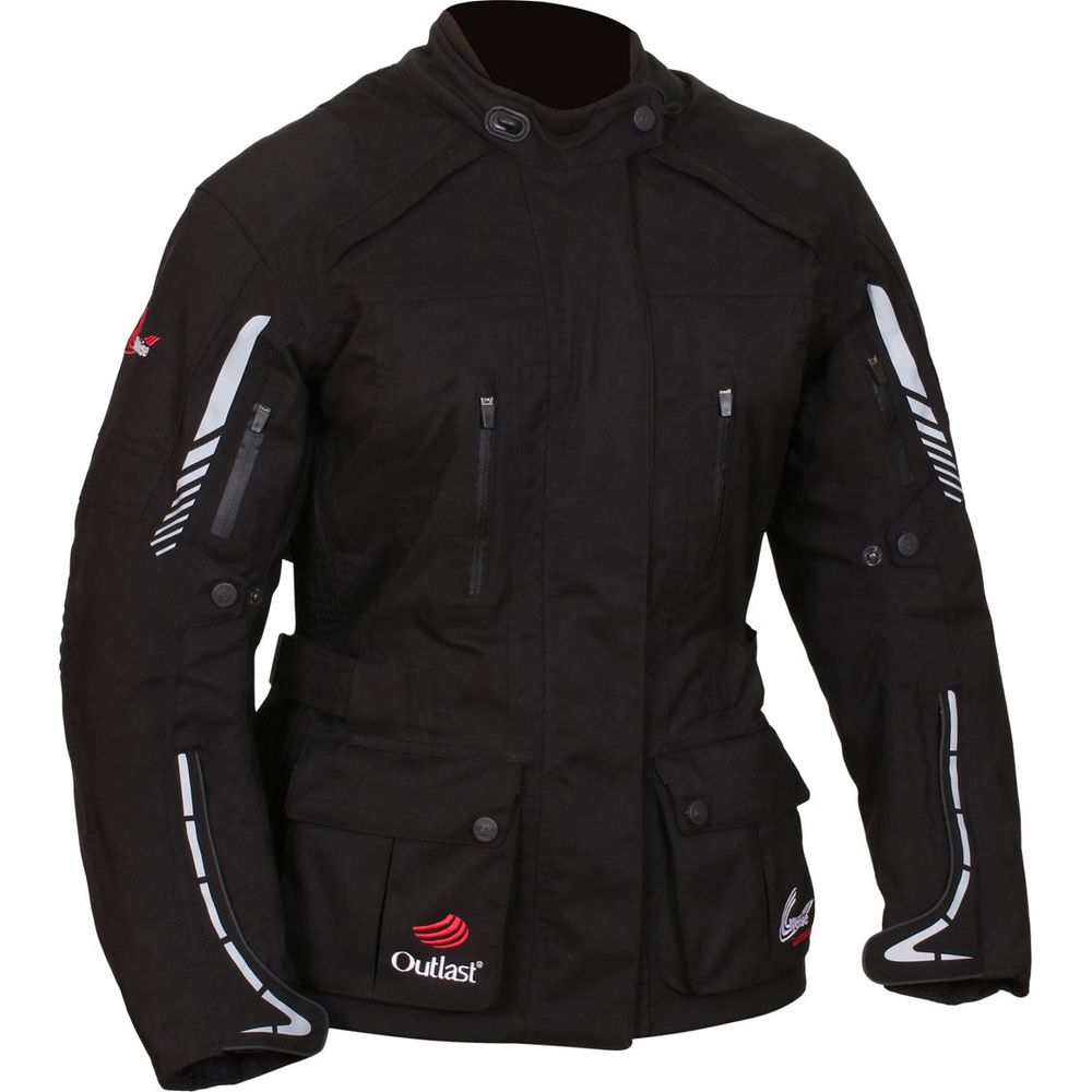 Weise Outlast Frontier Ladies Textile Jacket Black (Image 2) - ThrottleChimp