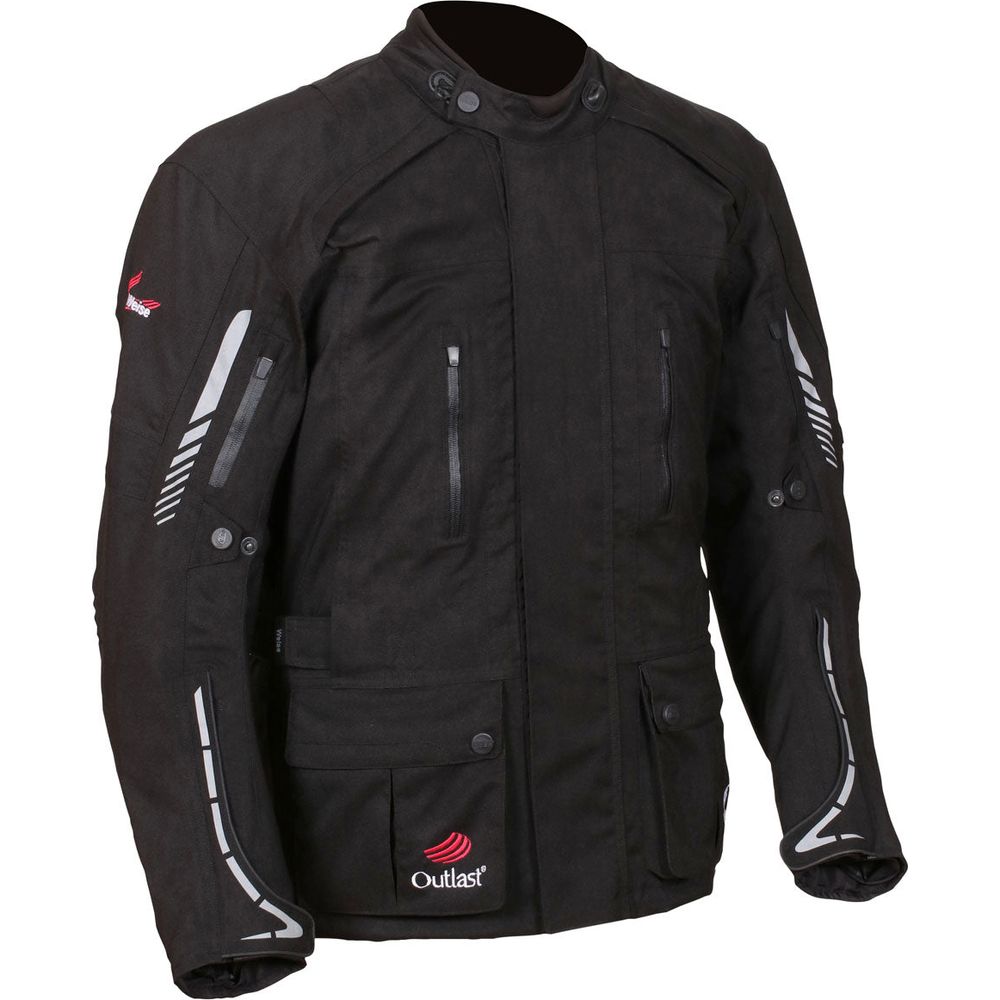 Weise Outlast Frontier Textile Jacket Black (Image 2) - ThrottleChimp