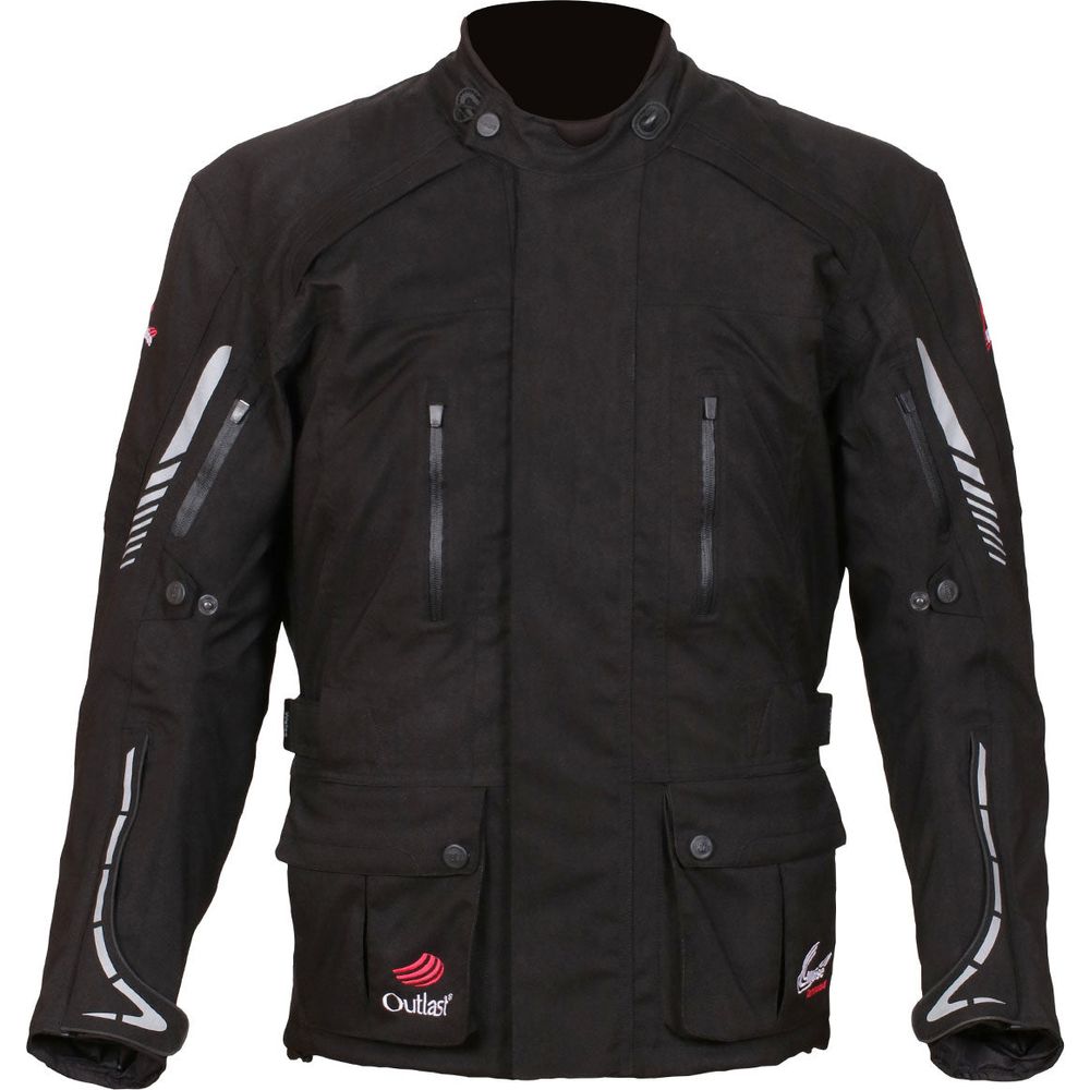 Weise Outlast Frontier Textile Jacket Black FREE 1 YEAR Returns, FREE UK Delivery | ThrottleChimp